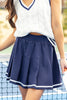 Folded Flair Pleated Skort