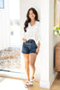 Downtown Adventures Relaxed Fit Linen Top