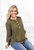 *DOORBUSTER* Perfectly Simple Long Sleeve Henley Top