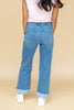 Keep It Sweet Adjustable Fit Wide Leg Jeans