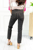 Mid Rise Tummy Control Slim Jeans