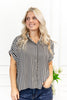 Easygoing Short Sleeve Striped Top