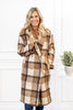 *DOORBUSTER* Frosted Comfort Long Plaid Jacket