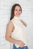 Cozy Cool Sleeveless Turtleneck Sweater