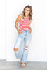 Bad Reputation Distressed Crop Flare Jeans