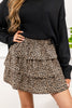 Feline Flair Layered Skirt