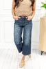 Country Dawn Tummy Control Wide Crop Judy Blue Jeans