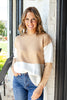 Maple Grove Color Block Sweater