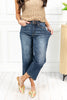 Country Dawn Tummy Control Wide Crop Judy Blue Jeans