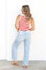 Bad Reputation Distressed Crop Flare Jeans