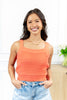 Vibe with Me Sleeveless Fitted Knit Tank