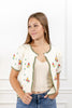 Picking Wildflowers Embroidered Sweater Cardigan