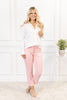 Bubblegum Blues Light Pink Crop Flare Vervet Jeans