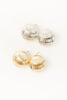 Classic Radiance Round Dome Earrings