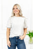 Diamonds and Pearls Puff Sleeve Top