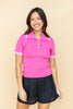 The Polo Luxe Collared Knit Top