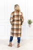 *DOORBUSTER* Frosted Comfort Long Plaid Jacket