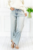 Faded Dream Tummy Control Wide Leg Judy Blue Jeans