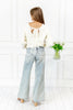 Faded Dream Tummy Control Wide Leg Judy Blue Jeans