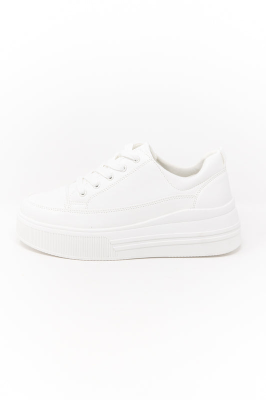 Elevated Heights Classic White Sneaker