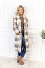 *DOORBUSTER* Frosted Comfort Long Plaid Jacket