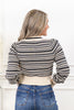 Nautical Knot Cropped Sweater