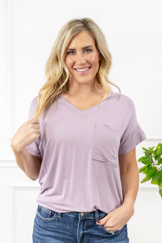 Wisteria Lane Relaxed V-Neck Top