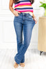 Stylish Step Trouser Hem Bootcut Vervet Jeans