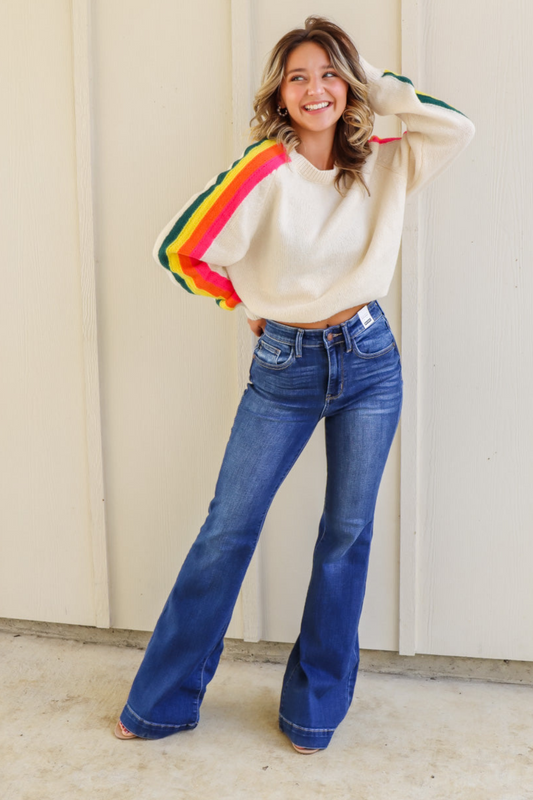 Judy Blue Reg/Plus Basic Betty Trouser Flare Jeans