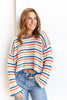 Stripe It Up Loose Sweater