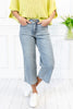 Getaway Girl Tummy Control Wide Crop Judy Blue Jeans