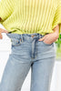 Getaway Girl Tummy Control Wide Crop Judy Blue Jeans