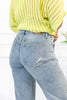 Getaway Girl Tummy Control Wide Crop Judy Blue Jeans