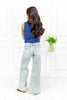 Faded Dream Tummy Control Wide Leg Judy Blue Jeans