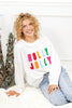 Holly Jolly French Terry Pullover Top