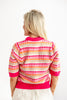 Vibrant Vibes Short Sleeve Sweater