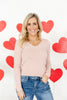 Soft Stitches Scalloped Neck Sweater