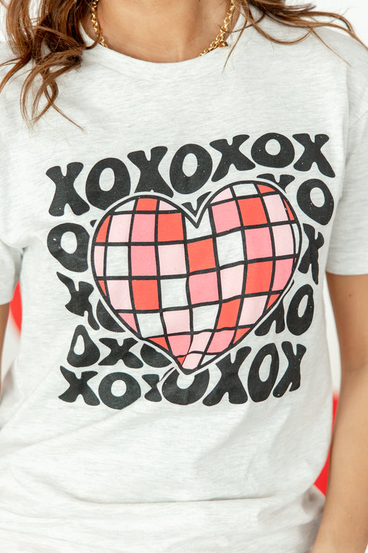 Disco Hearts Graphic Tee