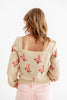 Charming Petals Square Neck Sweater