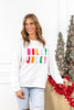 Holly Jolly French Terry Pullover Top