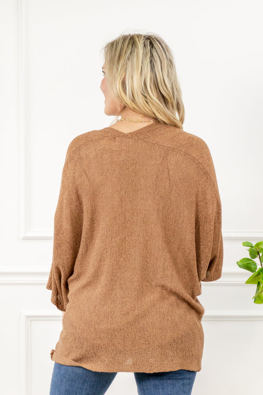 Calm and Cozy Short Sleeve Cardigan