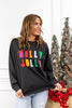 Holly Jolly French Terry Pullover Top