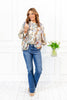 Ethereal Paisley Button Down Top