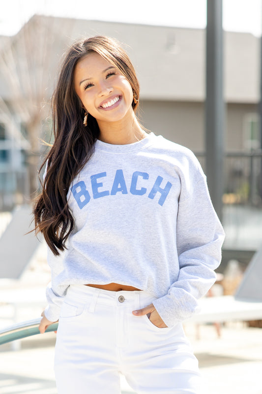 Beach Crew Neck Sweatshirt