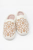 Checkered Blossoms Slippers