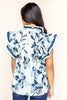 Moonbeam Ruffles Sleeveless Blouse