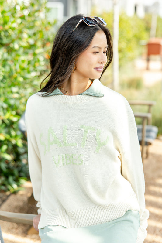 Salty Vibes Long Sleeve Sweater