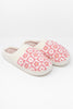 Checkered Blossoms Slippers