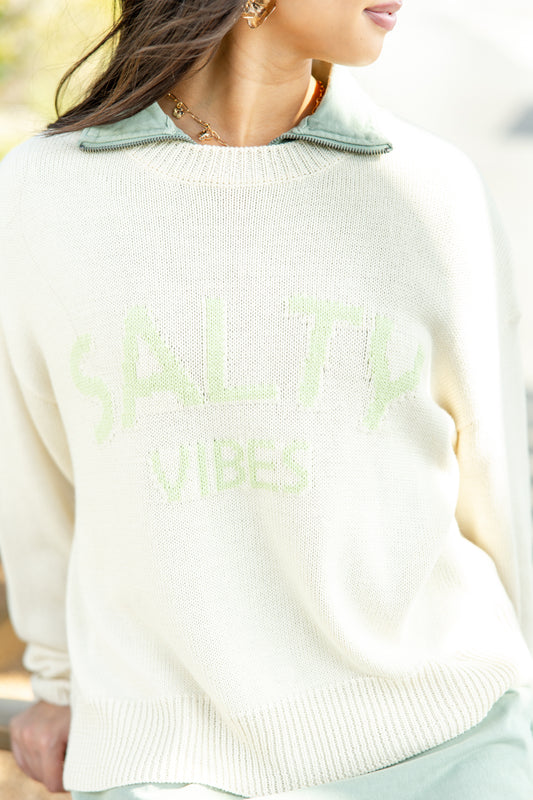 Salty Vibes Long Sleeve Sweater