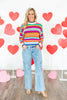 Joyful Weave Striped Knit Sweater